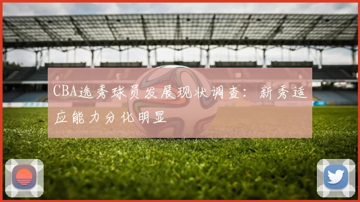 CBA选秀球员发展现状调查：新秀适应能力分化明显